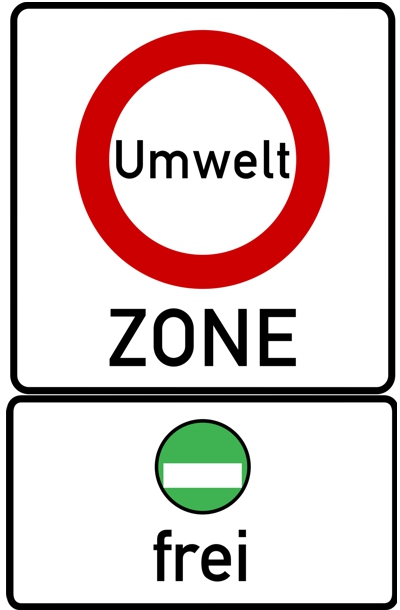 Verkehrszeichen Umweltzone